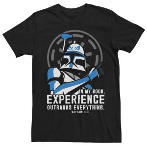 Мужская футболка «Войны клонов» Captain Rex Experience Star Wars