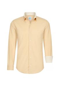 Рубашка с контрастным внутренним воротником RUSTY NEAL, красный