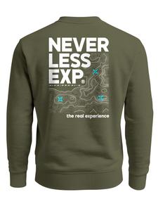 Neverless Свитшот 'Expedition' в зеленом цвете