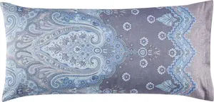 Наволочка из хлопкового сатина , одинарная, ISOLABELLA, цвет AZUR BLUE C1, размер 40х80 Bassetti