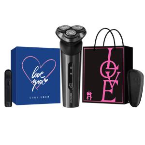 FS929 поворотная бритва из нержавеющей стали с тремя лезвиями для мытья по всему телу портативная для глубокого бритья FLYCO