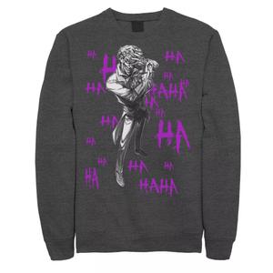 Мужской свитшот с портретом Joker HAHAHA DC Comics