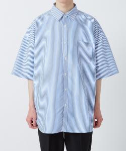 Полосатая рубашка с коротким рукавом