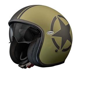 Открытый шлем Premier Helmets 23 Vintage Star Military BM 22.06, черный