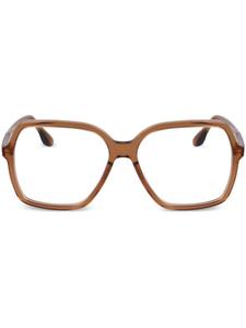 Очки в массивной оправе Victoria Beckham Eyewear, коричневый