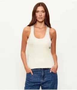 Топ slim fit Patrizia Pepe, бежевый