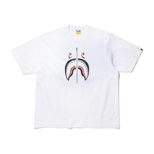 Футболка bape shark uk A BATHING APE, белый