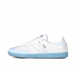 Adidas Originals Кроссовки для скейтбординга SAMBA OG с противоскользящим износостойким верхом, унисекс, белые, синие