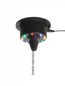 Satisfire Мотор для зеркального шара диаметром до 20 см, диско-шар, разноцветная светодиодная подсветка
