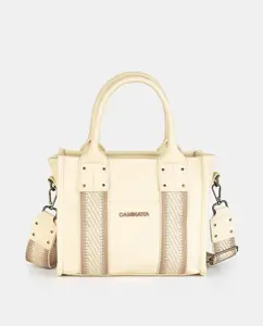 Мини-сумка цвета слоновой кости Caminatta, бежевый