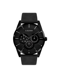 s.Oliver Классические и элегантные наручные часы черного цвета