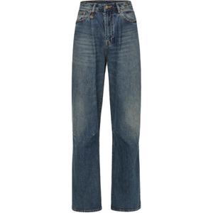 Уайн джинсы с широкими штанинами R13, синий