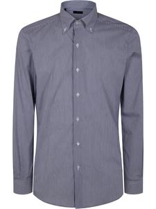 Футболка с вышитым логотипом Fay, синий