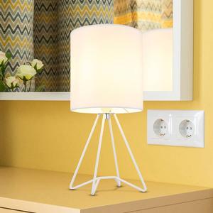 Настольная лампа Globo Lighting Tamian, конструкционная ткань / железо - 1-свет - белый