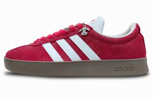 Adidas Neo VL Court 2.0 противоскользящие износостойкие низкие скейтерские кроссовки унисекс красный - алый, цвет Scarlet