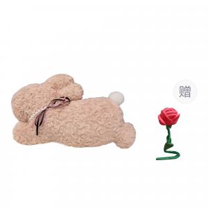 Плюшевая кукла Pearl Bunny Dolls высотой 50см/65см Doudou Beibei, розовый