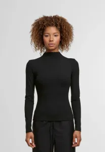 Мягкая на ощупь блузка с длинными рукавами Urban Classics, Black