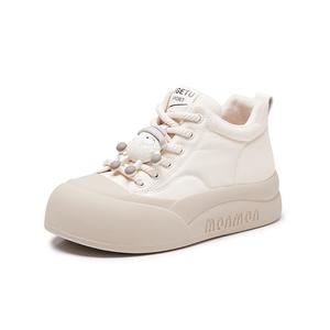 Термические повседневные детские кроссовки для подростков Wooden Rabbit, экрю