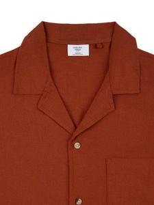 Льняная рубашка с короткими рукавами Chelsea Peers, Red