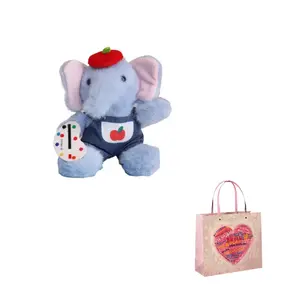 Плюшевая кукла Cartoon Animal Fresh Look Little Elephant высотой 15см Abay