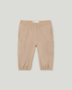 Детские брюки из микрофибры однотонные, карго Baby El Corte Inglés, песочный