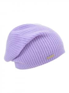 Вязаная шапка фиолетового цвета Seeberger