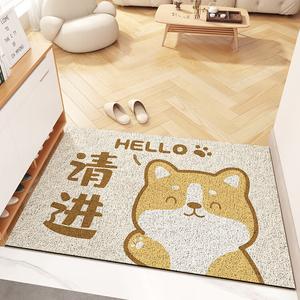 Dajiang Ковер 120х180 см для прихожей, устойчивый к загрязнениям, с мультяшным принтом, легко чистится, износостойкий
