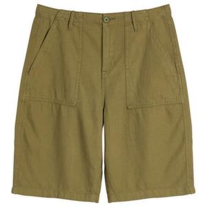 Легкие льняные шорты-бермуды Good American, зеленый