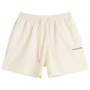 Шорты из жатой ткани Mki Mki Miyuki-Zoku, Bone