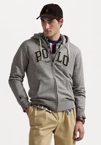 Толстовка Polo Ralph Lauren LOGO FLEECE FULL-ZIP HOODIE, Dark Vintage Heather/Black