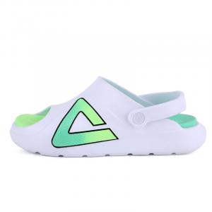 PEAK Слайдеры мужские белые изумрудно-зеленые - Baymax/Изумрудно-зеленые, цвет Baymax/Emerald Green