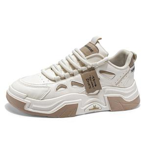 TONYBEAR Износостойкие мужские низкие кеды бежевые, цвет Beige