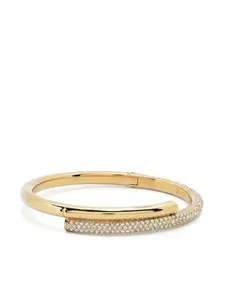 Браслет-бэнгл Dextera с кристаллами Swarovski, золотой
