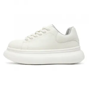 JIETEGONGYANG Низкие повседневные туфли унисекс белого цвета