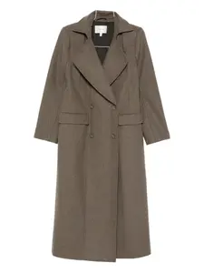 Двубортное пальто с лацканами Gestuz, коричневый