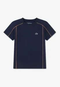 Футболка с принтом в виде канавок Lacoste, Marine