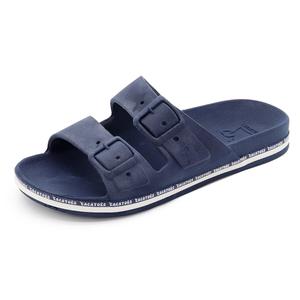 Шлепанцы унисекс синие белые Cacatoès