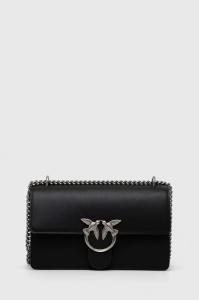 Кожаная сумка Pinko, черный