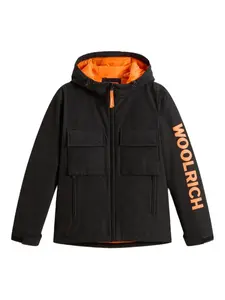 Парка Ramar City с капюшоном Woolrich Kids, черный