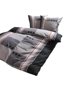Постельное белье Traumschlaf Davos, серый