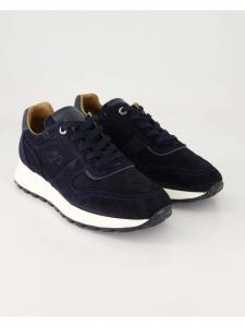 La Martina Спортивные кроссовки на шнуровке синего цвета