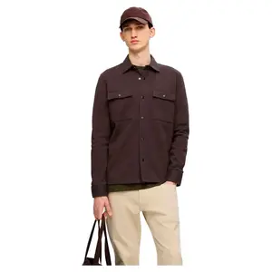 Верхняя рубашка Selected Jackie, коричневый