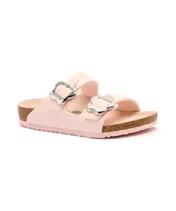 Тапочки из кожи Аризона Narrow fit Birkenstock, розовый