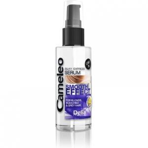 Серебряная сыворотка для светлых, седых, обесцвеченных волос, без желтого цвета, защита от ультрафиолета, с маслом мака, интенсивное лечение для мелированных волос, без парабенов, 55 мл., Cameleo