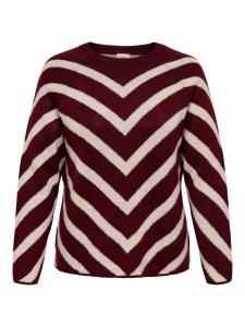 Свитер ONLY Carmakoma CAREliza, бордовый