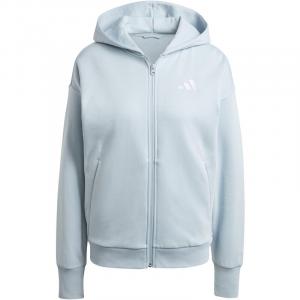 Толстовка с капюшоном, все размеры, флис Adidas, цвет wonblu