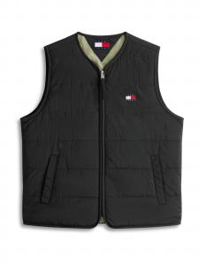 Tommy Jeans Жилет 'Heritage' в черном цвете
