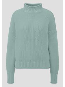 Вязаный свитер цвета 6215_пастельная бирюза QS