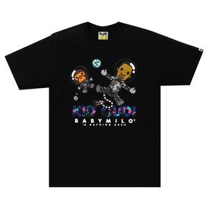 Футболка BAPE x Kid Cudi Baby Milo Moon Man, черная