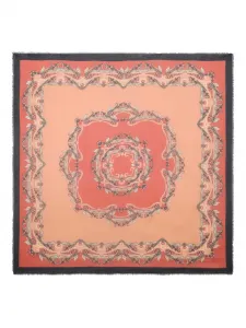 Шаль с узором пейсли Etro, оранжевый